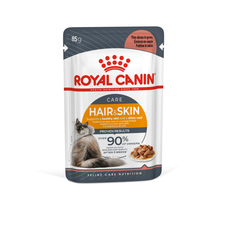 RC FHN Hair & Skin Gravy Wet Food 85g